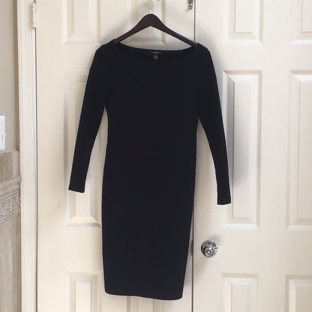 A black from fitting dress